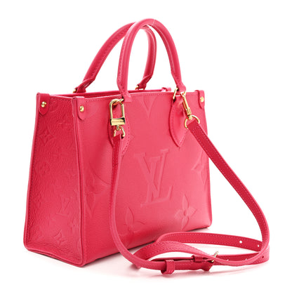 Louis Vuitton Empreinte Monogram Giant Onthego PM Freesia 3 of 11