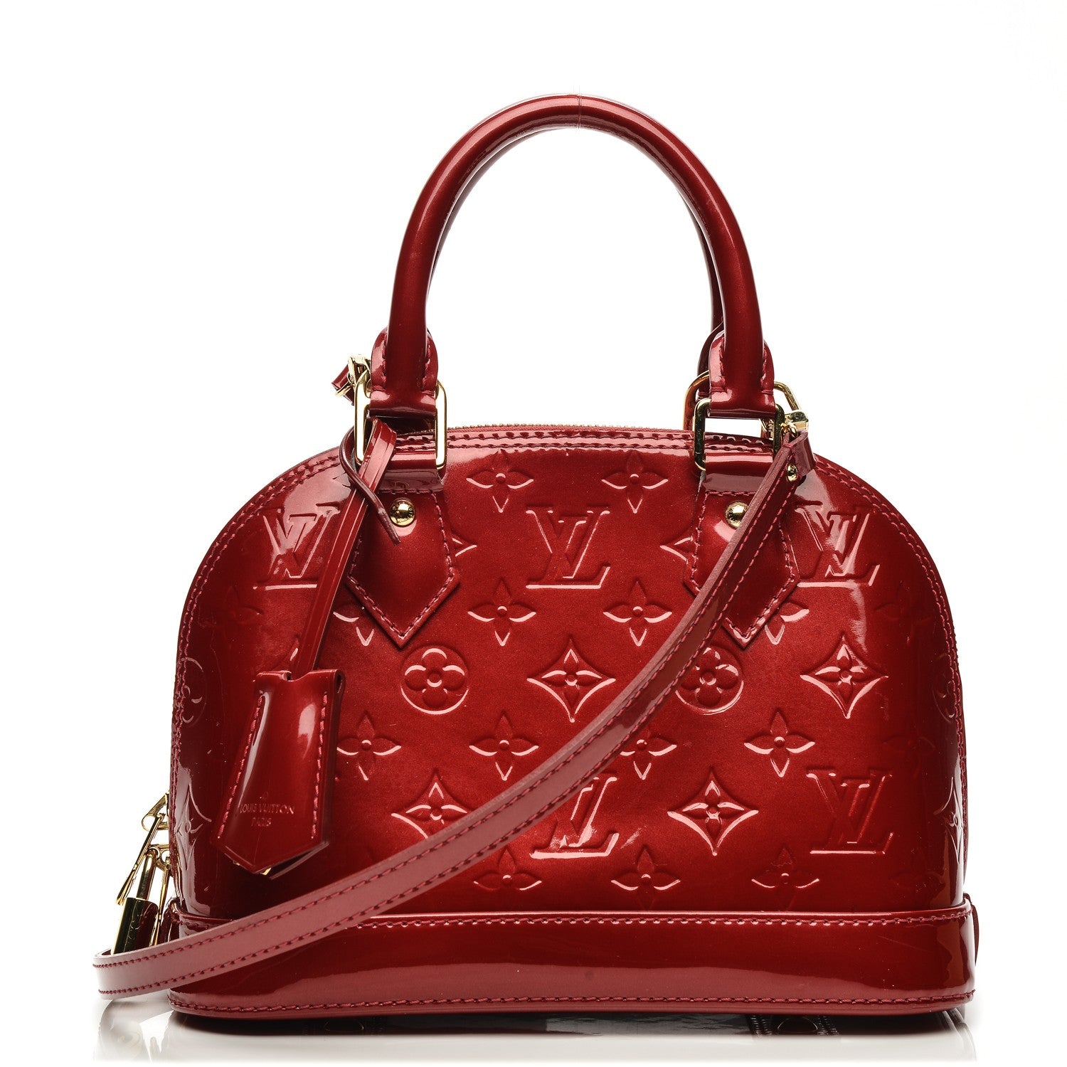 Louis Vuitton Vernis Alma BB Pomme D'amour 1 of 7