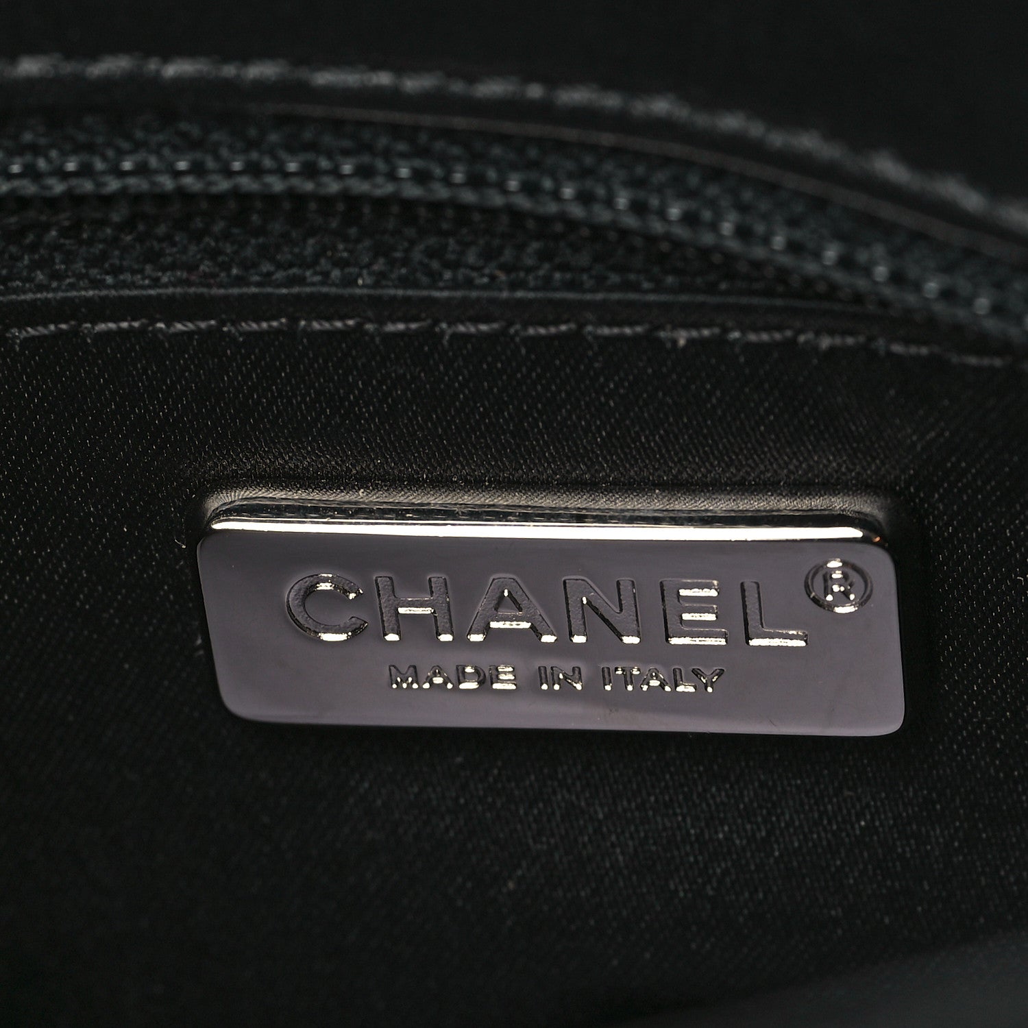 Chanel Sequins Chevron Mini Rectangular Flap Black 5 of 8