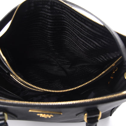 Prada Saffiano Medium Galleria Double Zip Tote Black 8 of 11