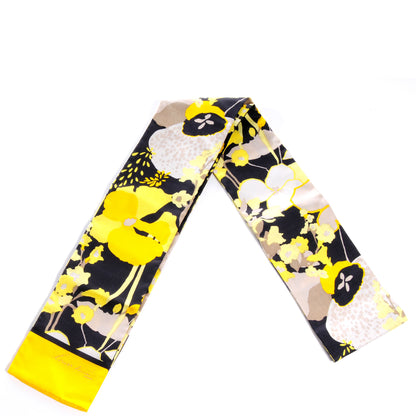 Louis Vuitton Silk Hibiscus Bandeau Yellow 1 of 6
