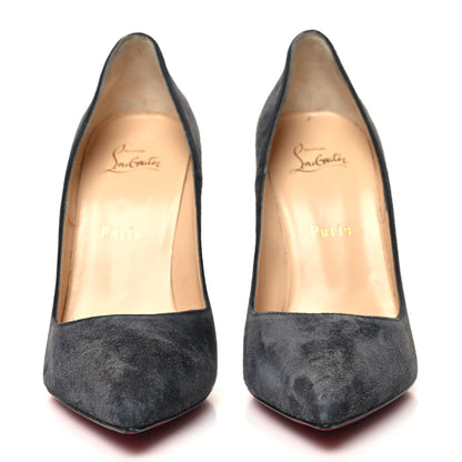 Christian Louboutin Veau Velours So Kate 120 Pumps 39.5 Carbon 2 of 8