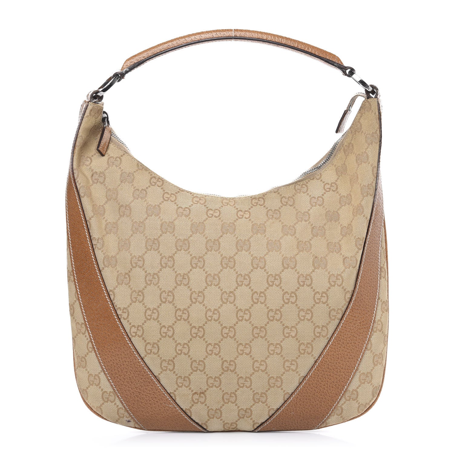 Gucci Monogram Small GG Hobo Brown 1 of 15