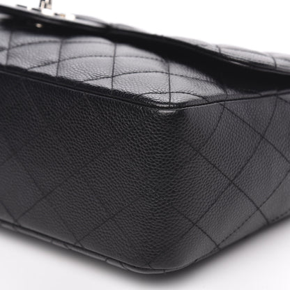 Chanel Caviar Quilted Jumbo Single Flap Black 9 of 12