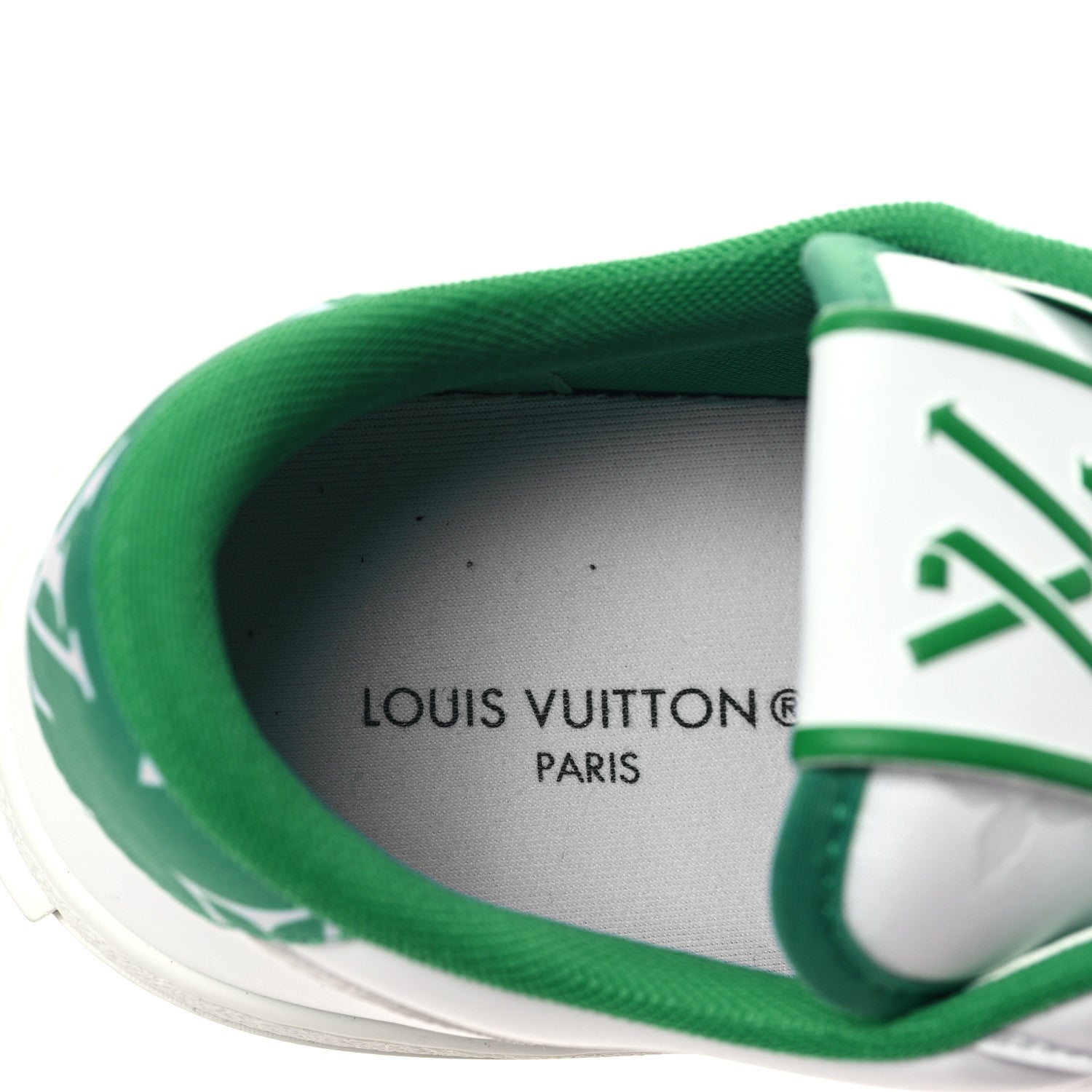 Louis Vuitton Calfskin Charlie Sneaker 40 White Green 7 of 8
