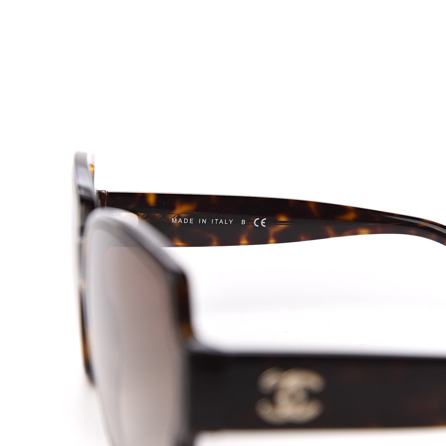 Acetate Square CC Sunglasses 5385 Tortoise