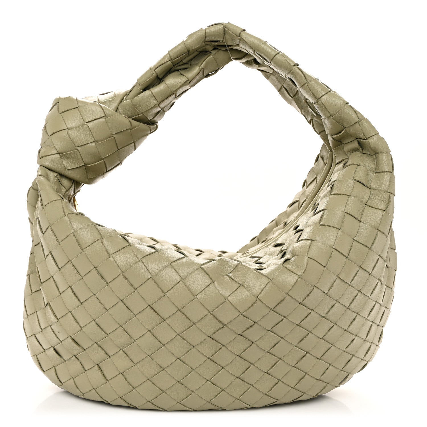 Bottega Veneta Nappa Intrecciato Teen Jodie Hobo Travertine 1 of 10