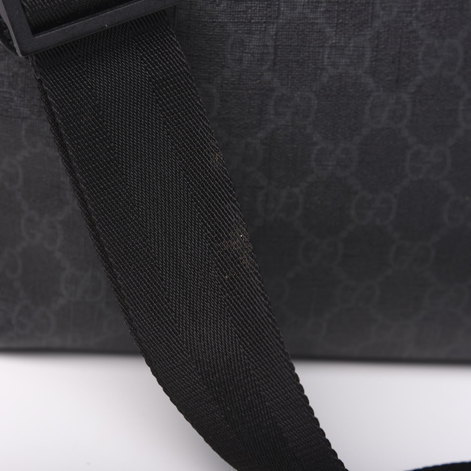 Gucci GG Plus Monogram Travel Bag Black 11 of 12