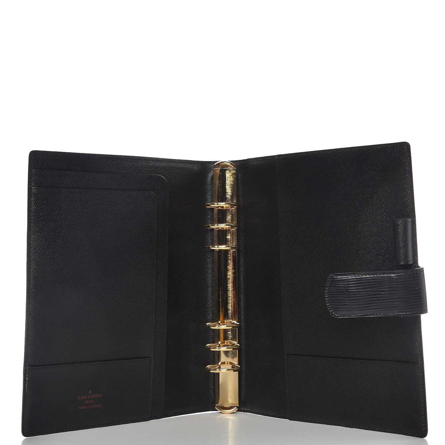Louis Vuitton Epi Large Ring Agenda Black 5 of 8