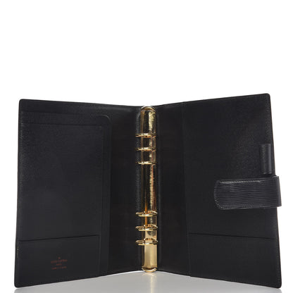 Louis Vuitton Epi Large Ring Agenda Black 5 of 8