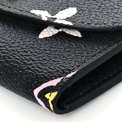 Louis Vuitton Monogram Giant Wild At Heart Rosalie Coin Purse Black 8 of 8