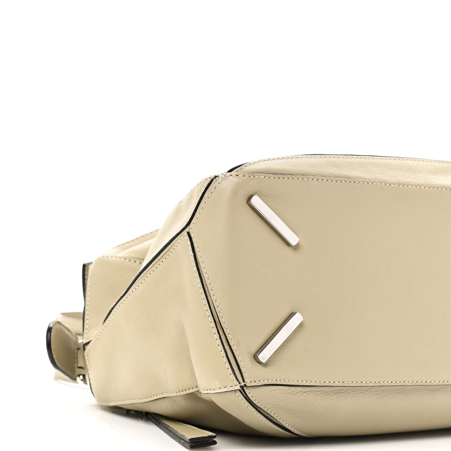 Calfskin Medium Puzzle Bag Light Oak