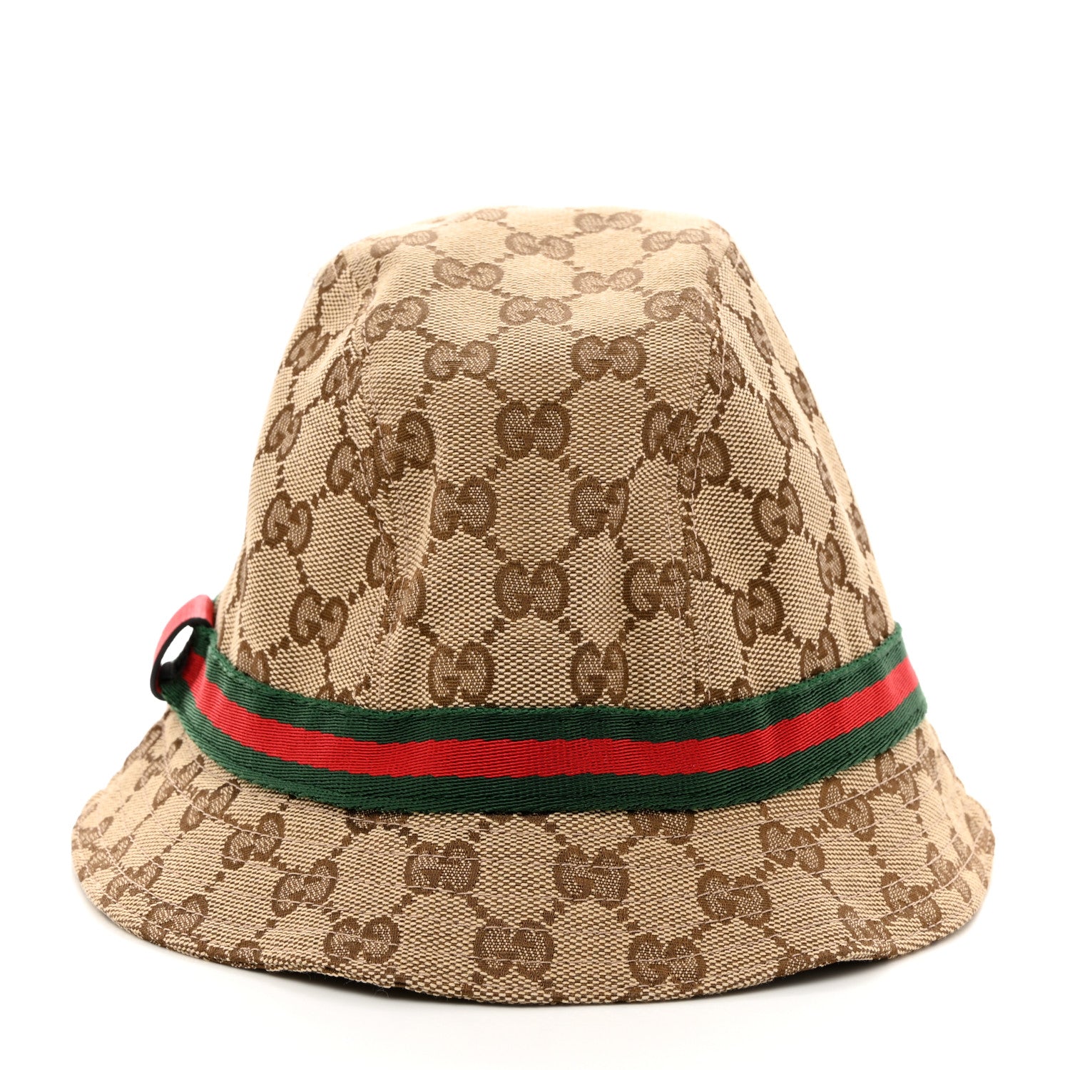 Gucci Monogram Web Childrens Fedora L Brown 3 of 11