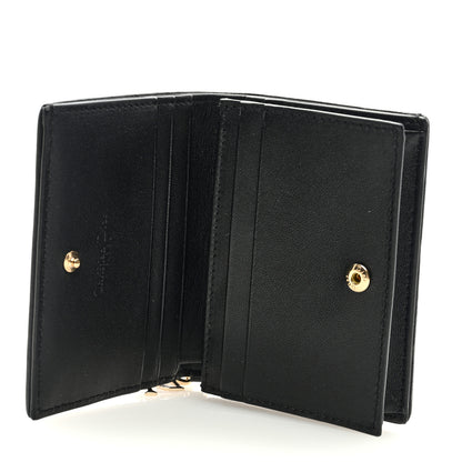 Christian Dior Lambskin Cannage Small Lady Dior Flap Card Holder Black 5 of 7