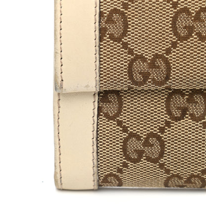 Gucci Monogram Continental Flap Wallet Off White 14 of 17