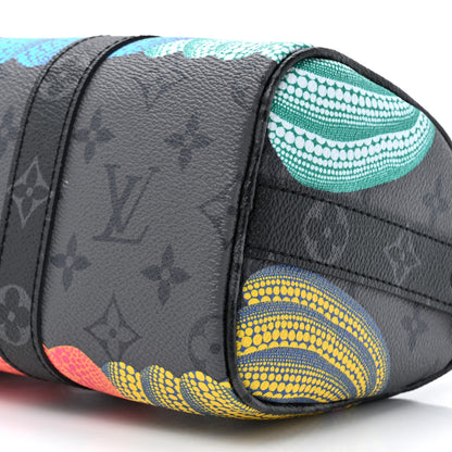 Louis Vuitton LV X YK Monogram Eclipse Reverse Pumpkin Keepall Bandouliere 25 Multicolor 8 of 9
