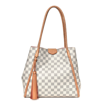 Louis Vuitton Damier Azur Propriano Rose Ballerine 1 of 8