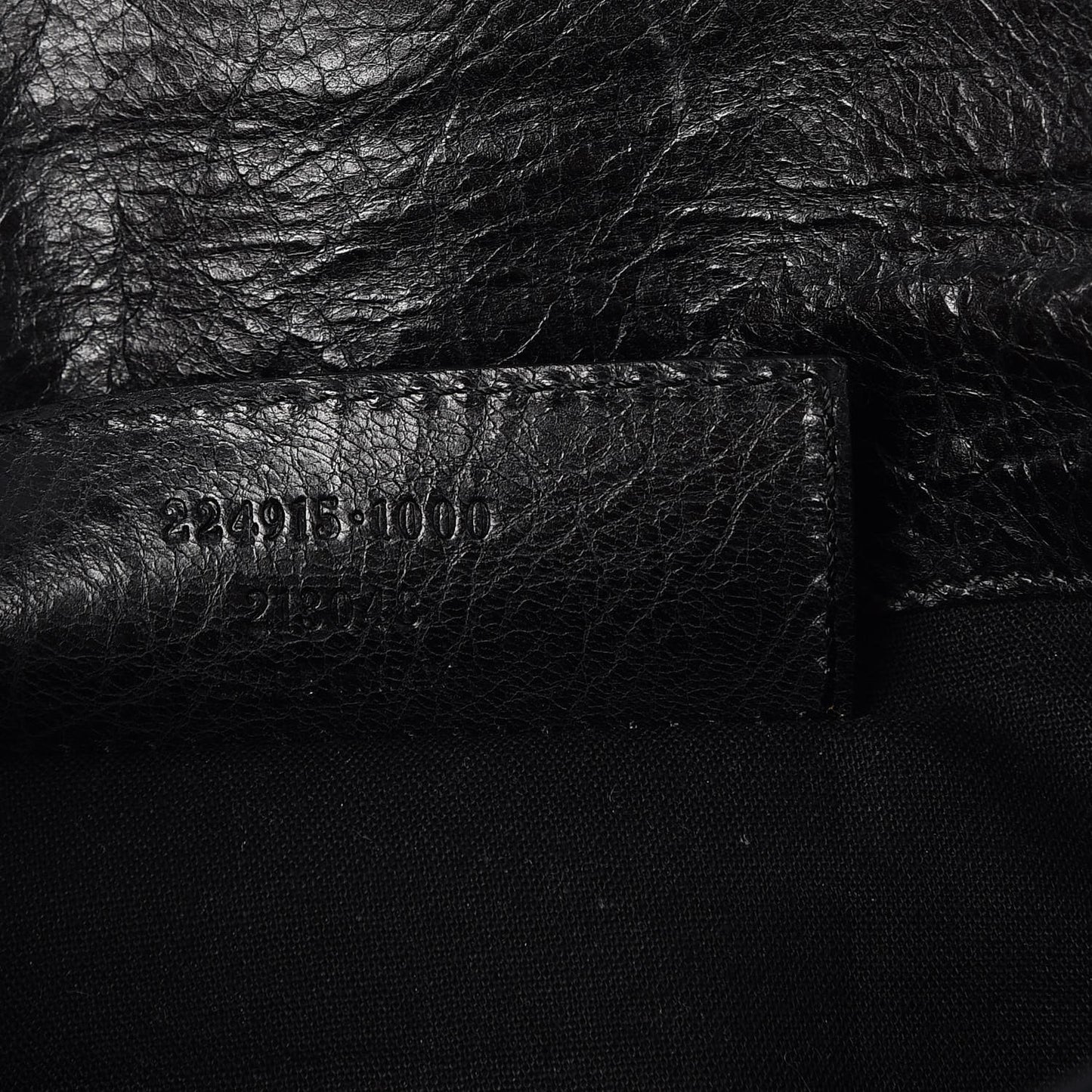 Agneau Classic Hardware Envelope Clutch Black