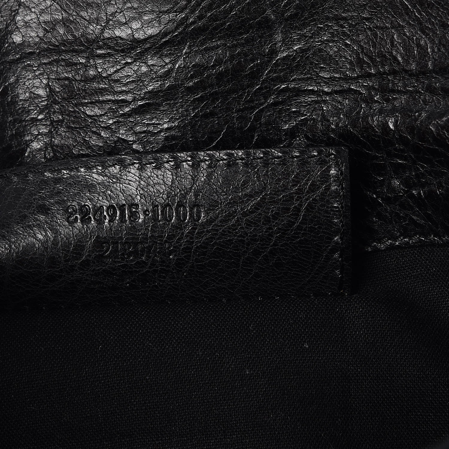 Balenciaga Agneau Classic Hardware Envelope Clutch Black 7 of 7