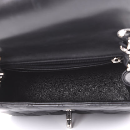 Chanel Lambskin Quilted Mini Square Flap Black 4 of 10
