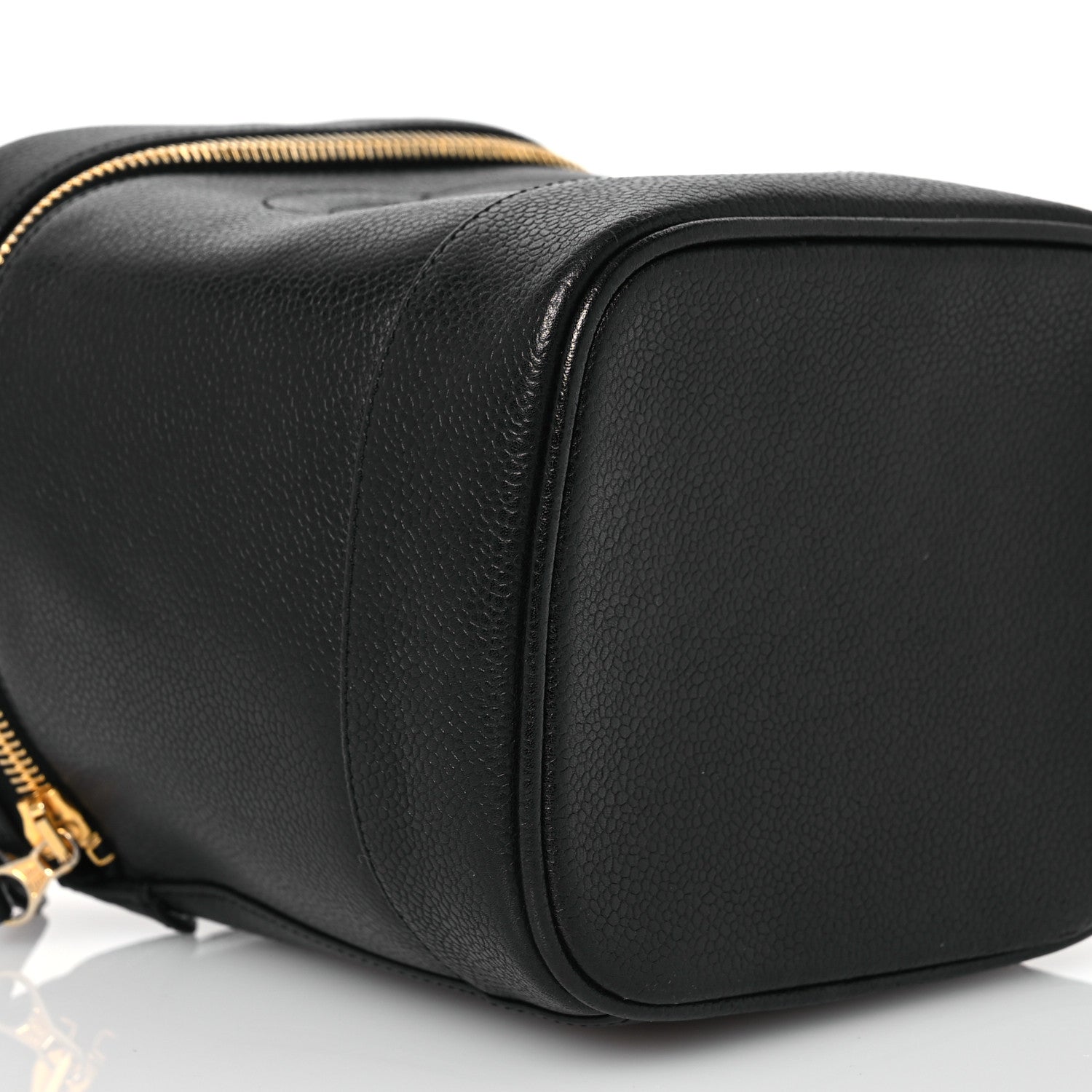 Chanel Caviar Vanity Cosmetic Case Black 9 of 10