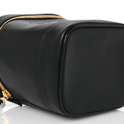 Chanel Caviar Vanity Cosmetic Case Black 9 of 10