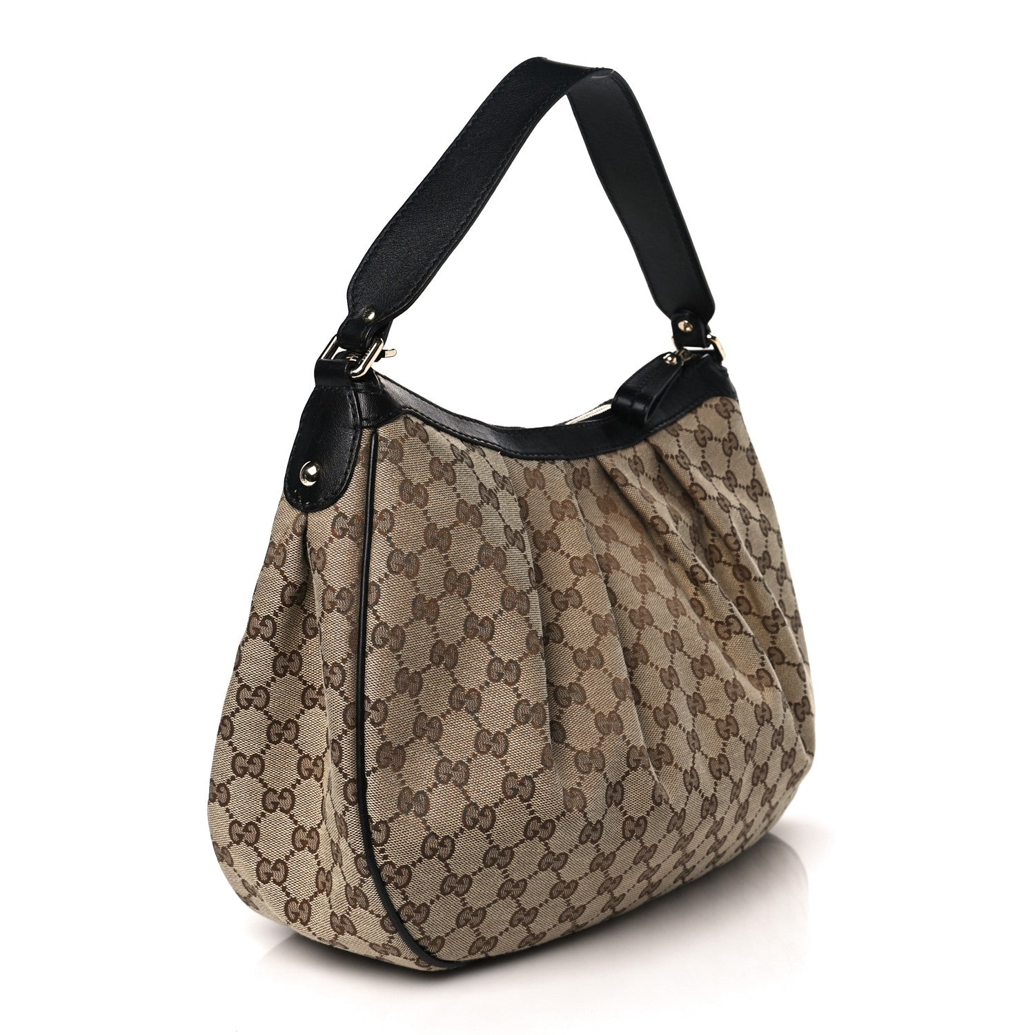 Gucci Monogram Medium Sukey Hobo Dark Brown 3 of 9