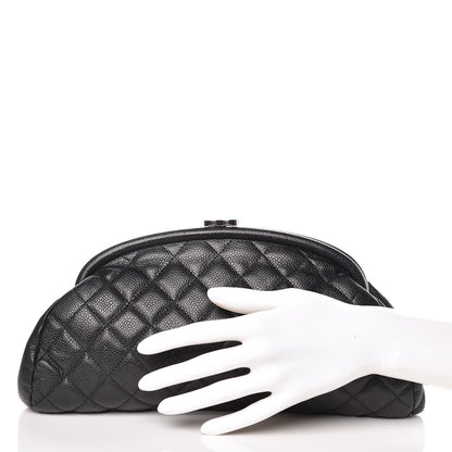 Chanel Caviar Quilted Timeless Clutch Black 2 of 12