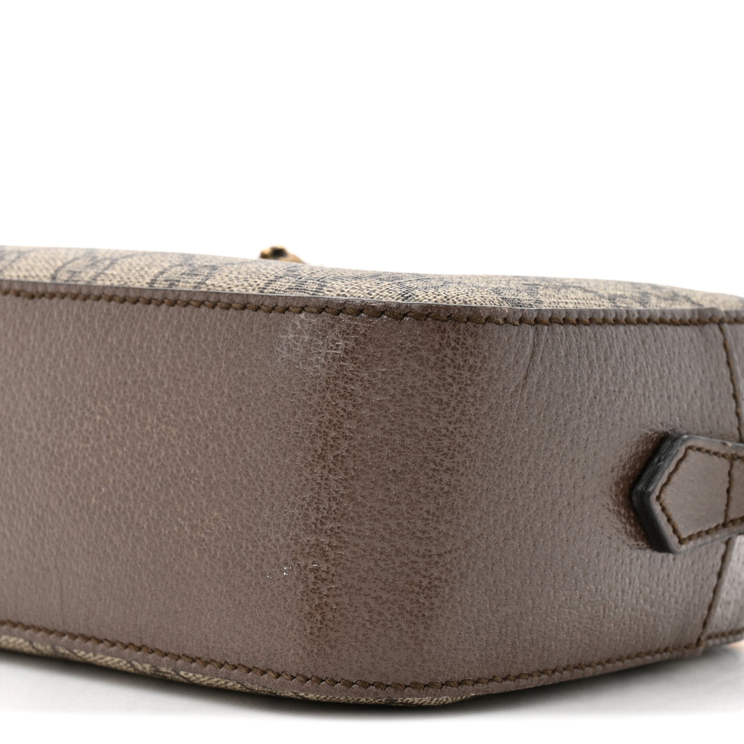 GG Supreme Monogram Web Neo Vintage Shoulder Bag Beige New Acero Crop