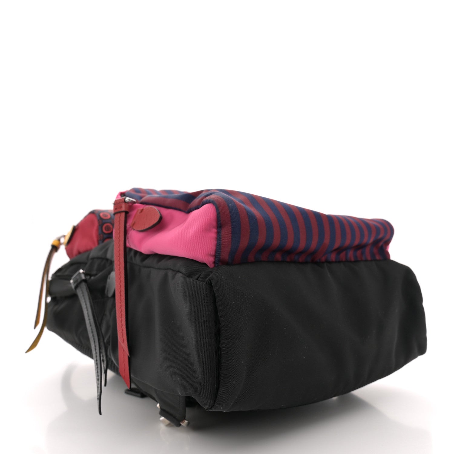 Prada Tessuto Stampato Nylon Otta Print Sling Backpack Pink Multicolor 4 of 10