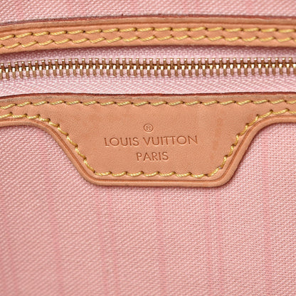 Louis Vuitton Damier Azur Delightful PM Rose Ballerine 5 of 12