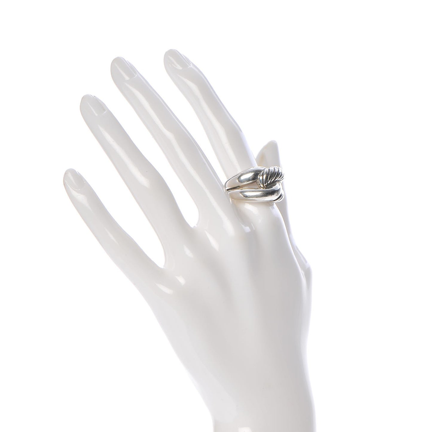 Sterling Silver Single Loop Labyrinth Ring 58 8.5