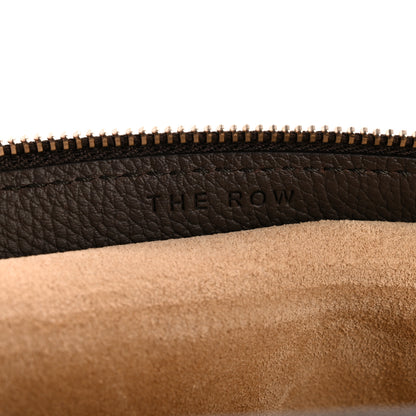 The Row Grained Calfskin Large Slouchy Banana Bag Brunette 6 of 11