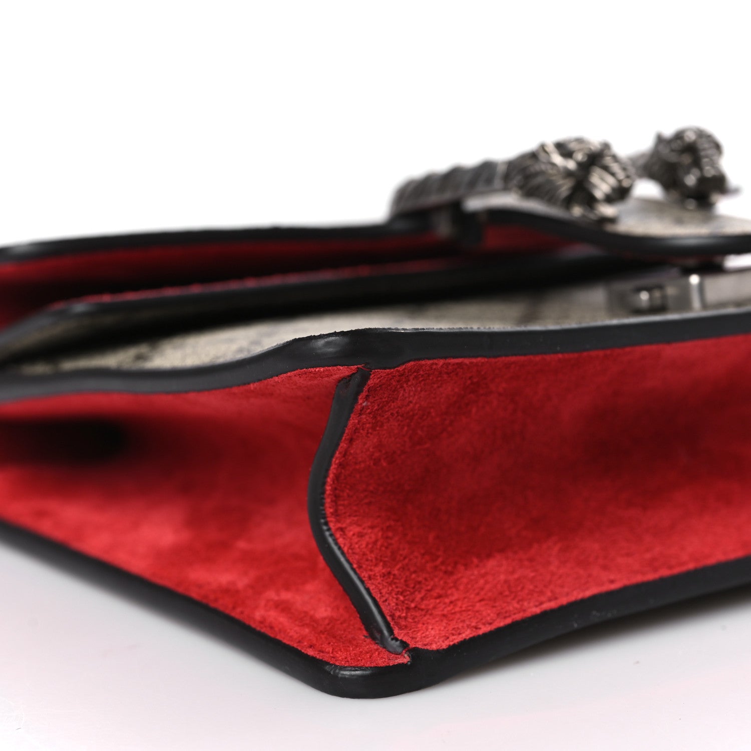 Gucci GG Supreme Monogram Mini Dionysus Shoulder Bag Hibiscus Red 8 of 9
