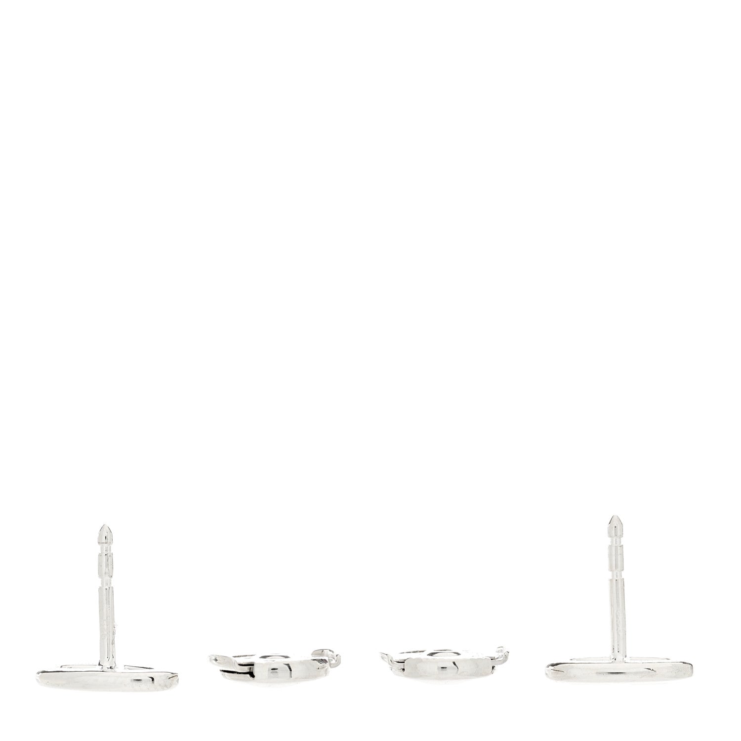 Hermes Sterling Silver TPM Farandole Earrings 3 of 5