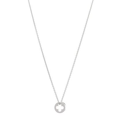 Louis Vuitton 18K White Gold Empreinte Pendant Necklace 1 of 6