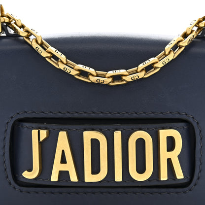 Christian Dior Calfskin Mini J'Adior Chain Flap Bag Navy Blue 8 of 10