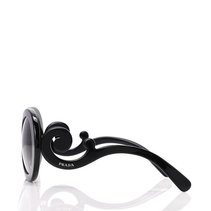 Prada Baroque Sunglasses SPR 27N Black 4 of 9