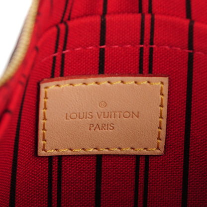 Louis Vuitton Monogram Neverfull MM GM Pochette Cherry 6 of 9