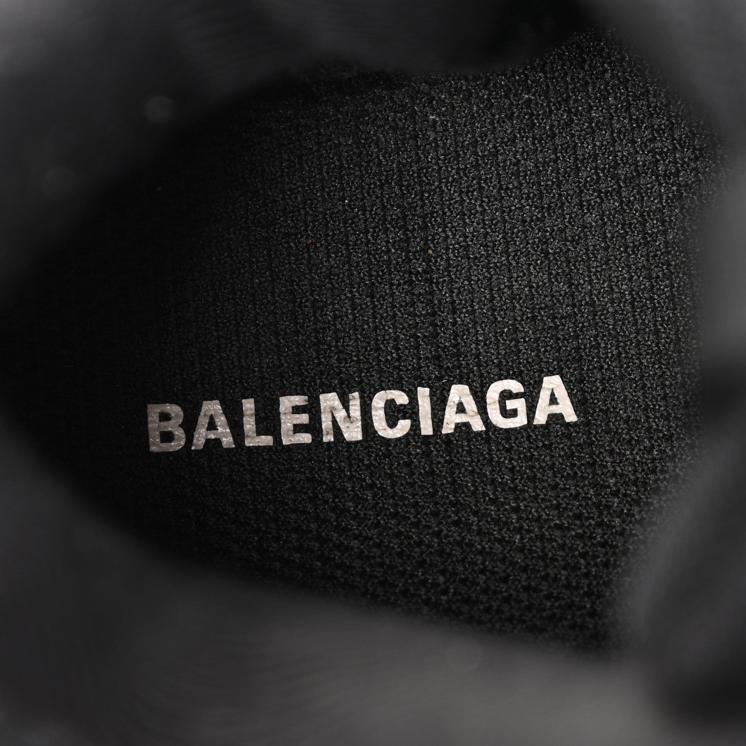 Balenciaga Rubber Mesh Fabric Womens Track Sneakers 36 Black 5 of 8