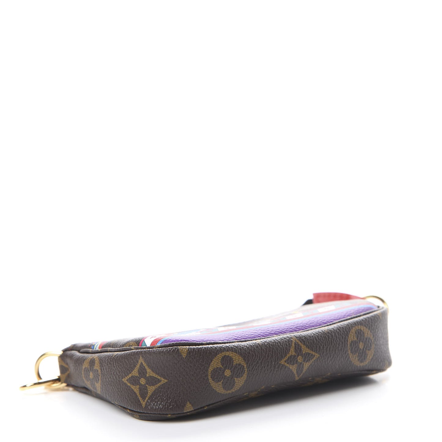 Monogram 2020 Christmas Animation Bumper Cars Mini Pochette Accessories Coquelicot