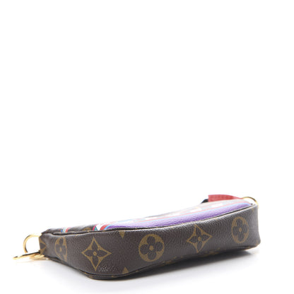 Louis Vuitton Monogram 2020 Christmas Animation Bumper Cars Mini Pochette Accessories Coquelicot 3 of 7