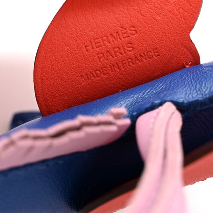 Hermes Milo Lambskin Grigri Rodeo Pegase Horse Bag Charm PM Bleu France Mauve Sylvestre Capucine 3 of 6