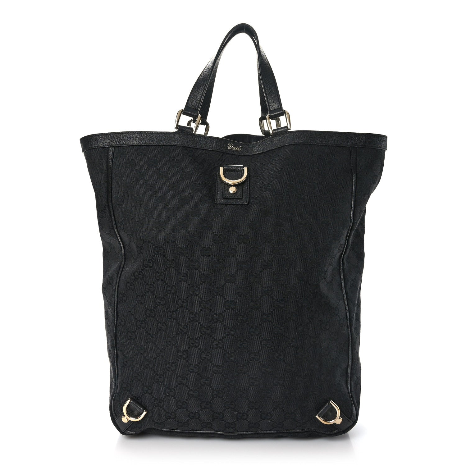 Gucci Monogram Abbey Tote Black 1 of 9
