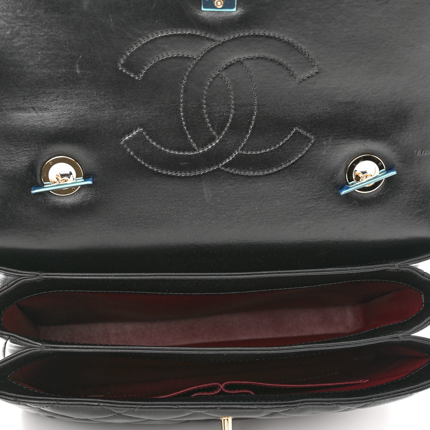 Chanel Lambskin Quilted Medium Trendy CC Flap Dual Handle Bag Black 5 of 11