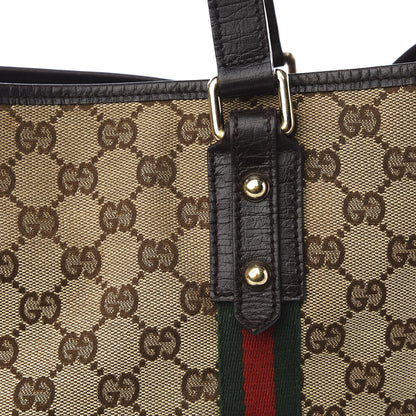 Gucci Monogram Large Jolicoeur Tote Brown 8 of 8