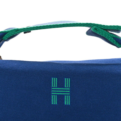 Hermes Canvas Large Bride-A-Brac Pouch Marine 9 of 9