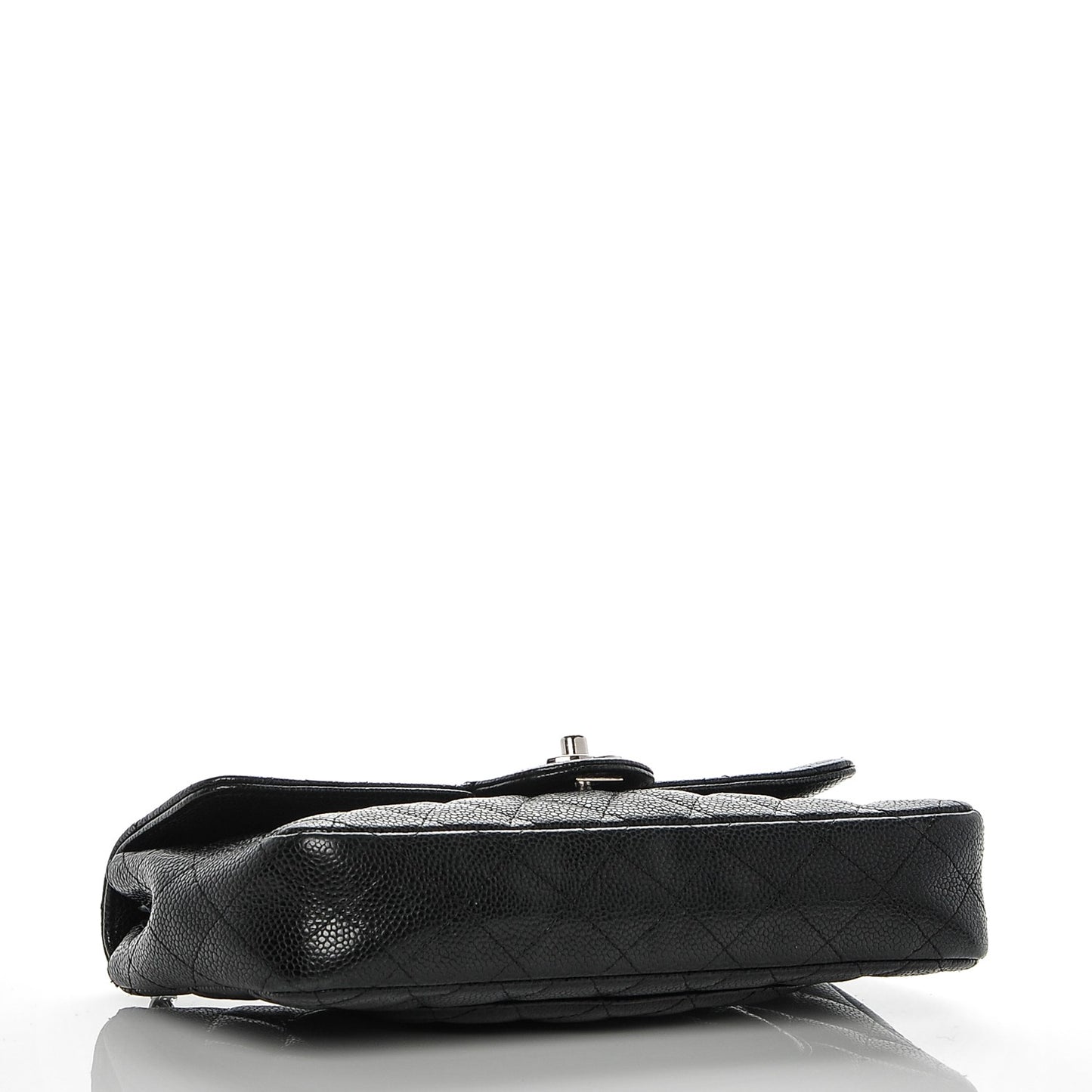 Caviar Quilted East West Flap Black