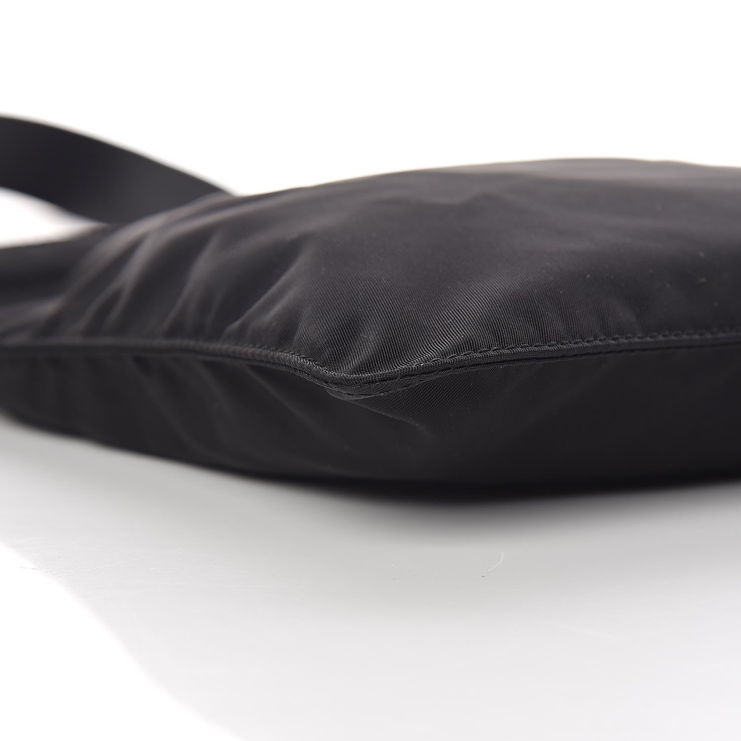 Prada Nylon Vela Flat Messenger Bag Black 8 of 9