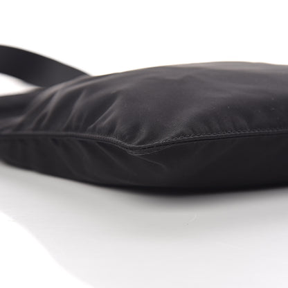 Prada Nylon Vela Flat Messenger Bag Black 8 of 9
